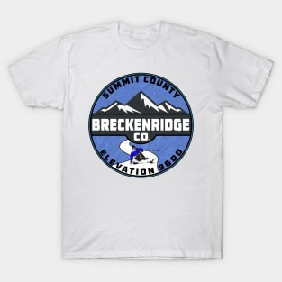 Ski Breckenridge Colorado Skiing Snowboard T-Shirt